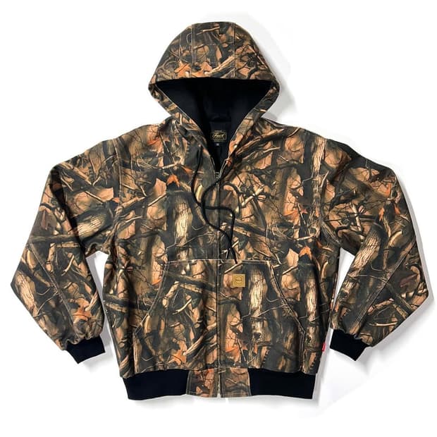 [L] 퍽트 리얼트리 카모 후드 집업 자켓