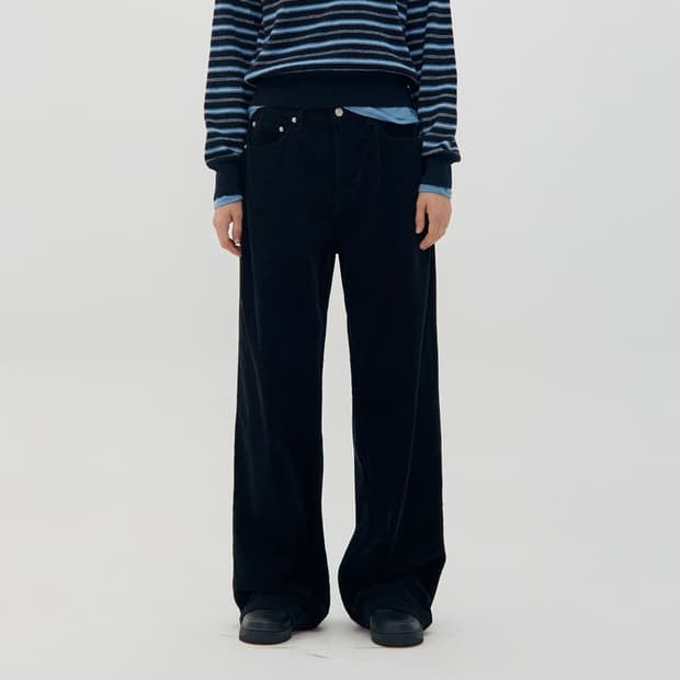 S 로우클래식 루즈핏 코듀로이 골덴 팬츠