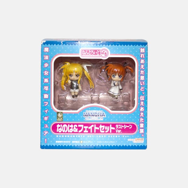 마법소녀 리리컬 나노하&페이트 넨도로이드 푸치 피규어 고전 미소녀