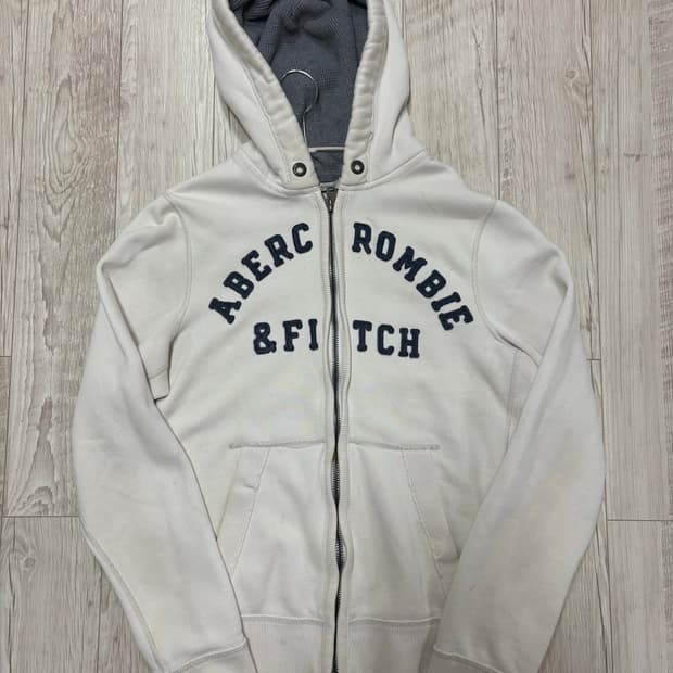 아베크롬비 후드집업 화이트 xl