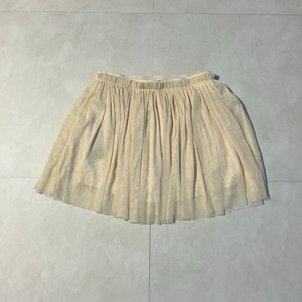 lemon mini tule skirt