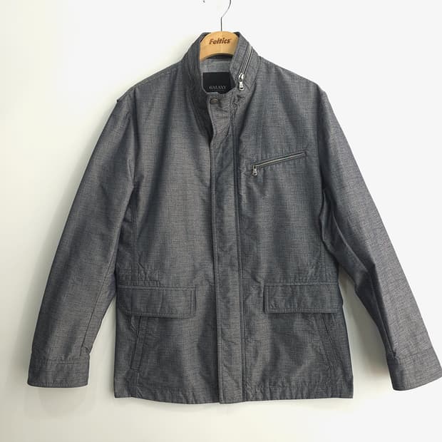 갤럭시 GALAXY 바람막이 집업 자켓 그레이 95