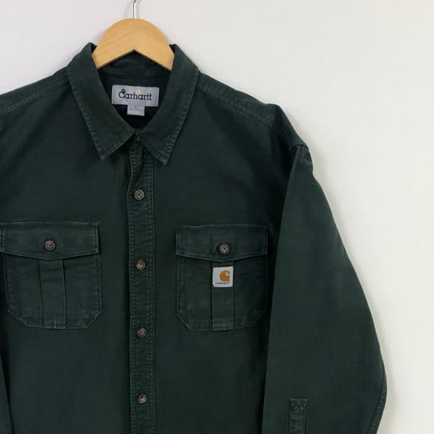 XL 칼하트 헤비 워크 셔츠