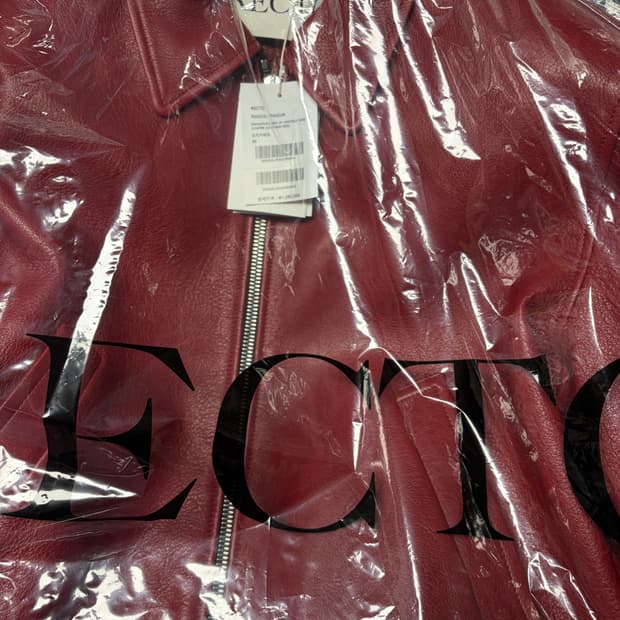 M 렉토 recto 벤21 빈티지 레드 레더 자켓 초판 미개봉 새제품 판