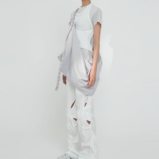 오호스 오픈 스냅 라이트 팬츠 화이트