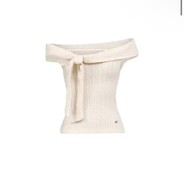 포어링 오프숄더 니트 CANA OFF-SHOULDER KNIT