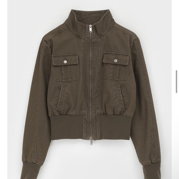 블랙업 [MADE] 톰푸 워싱 하이넥 점퍼 브라운