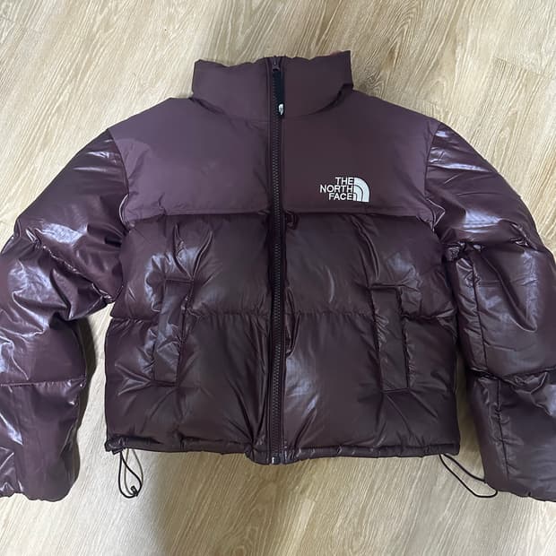 노스페이스 화이트라벨 노벨티 눕시 다운 자켓 코코아 브라운