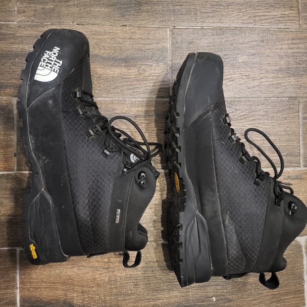 노스페이스 검정색 등산화 고어텍스us12