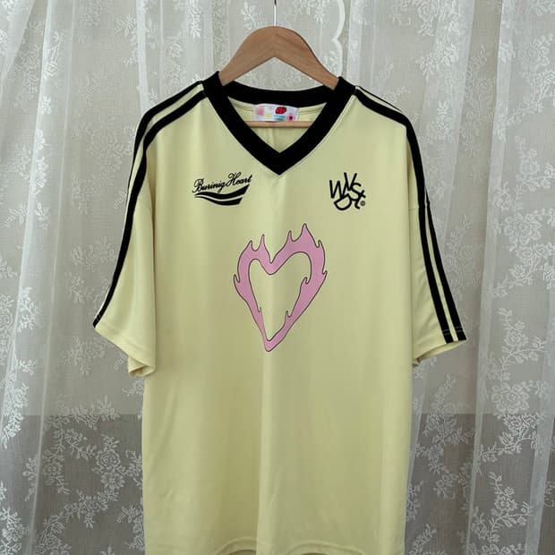 F) 원더비지터 져지 티셔츠 레몬