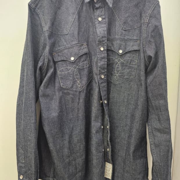 더블알엘 웨스턴 데님 셔츠 XXL