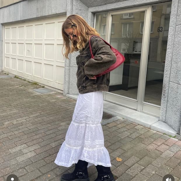 CK 캘빈클라인 브라운데님 박시 데님 자켓 M