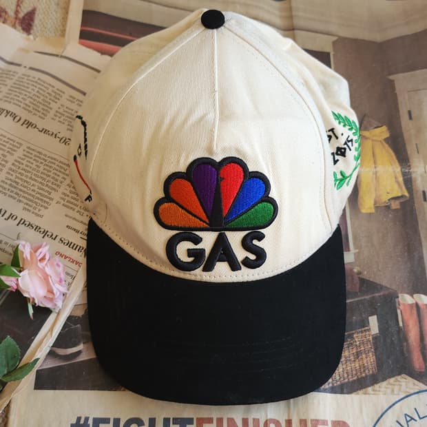 빈티지 모자 트러커 캡모자 트러커 캡 gas 모자 스마일 F