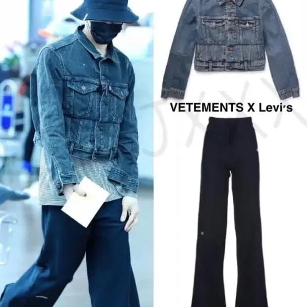 지디 베트멍 X 리바이스 17/SS 리워크 자켓 M