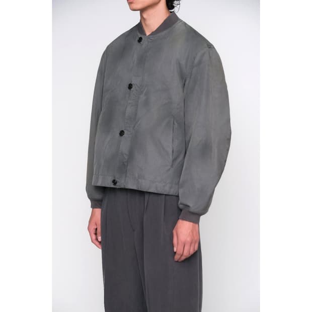 25ss Vintage Silk Bomber Jacket