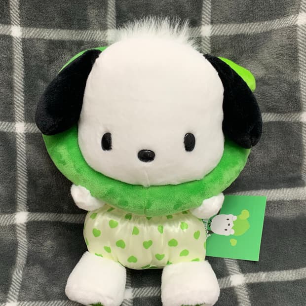 산리오 대상 포차코 컬러풀 하트 인형