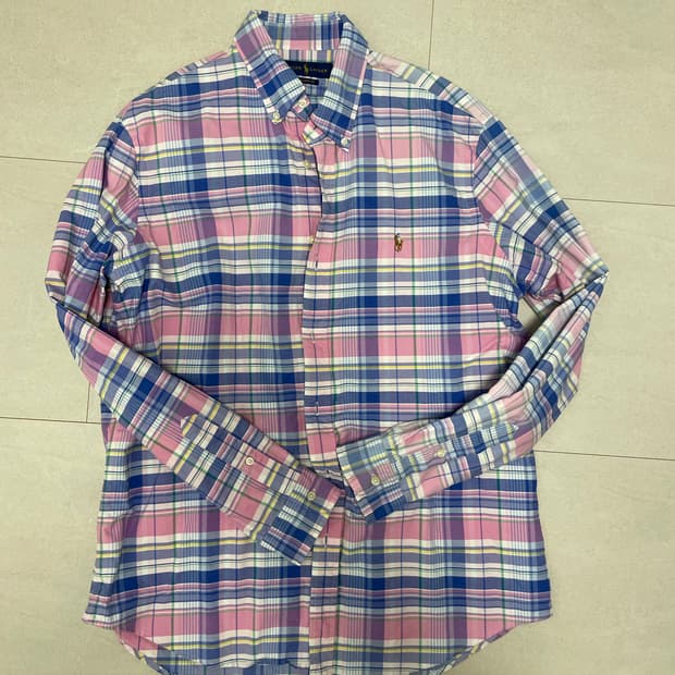 폴로 체크 셔츠 남방