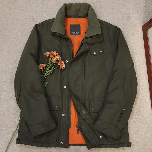 90s 헨리코튼 필드자켓 이탈리안 밀리터리 클래식 마운틴 파카 50