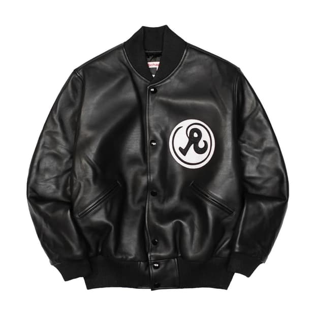 리차드슨x호텔 올림피아 레더  바시티 L