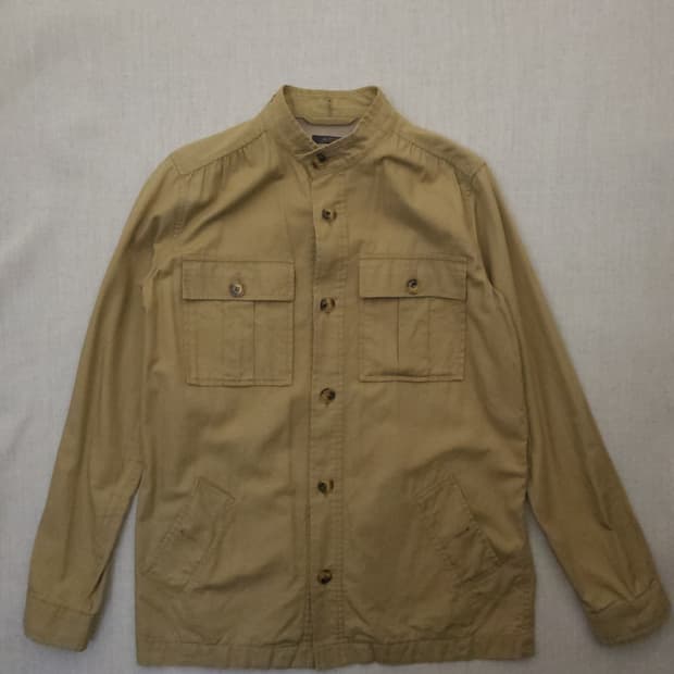 A.P.C 남방형 자켓 밴드칼라 s