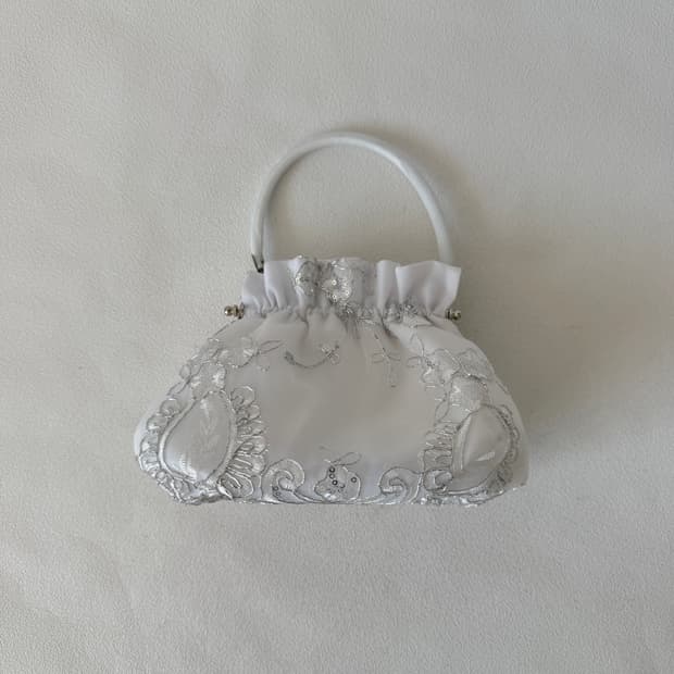 Pre owned 자수 프레임백