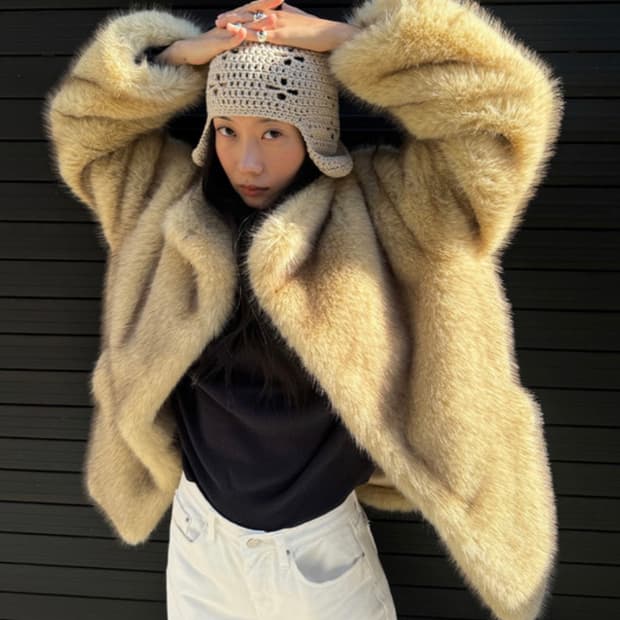 오브오브 퍼자켓(ash yellow)