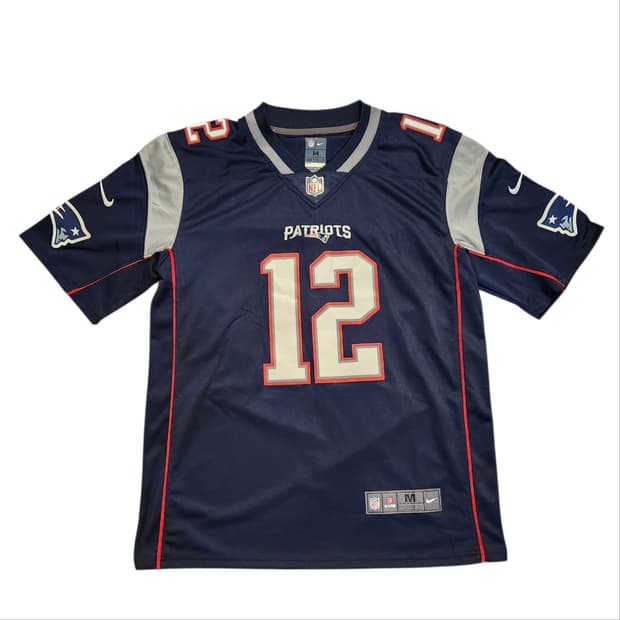나이키 NFL 패트리어츠 12번 유니폼 (M)