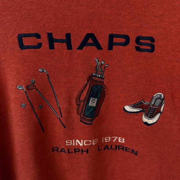 90s 챕스 랄프로렌 스웻셔츠 L