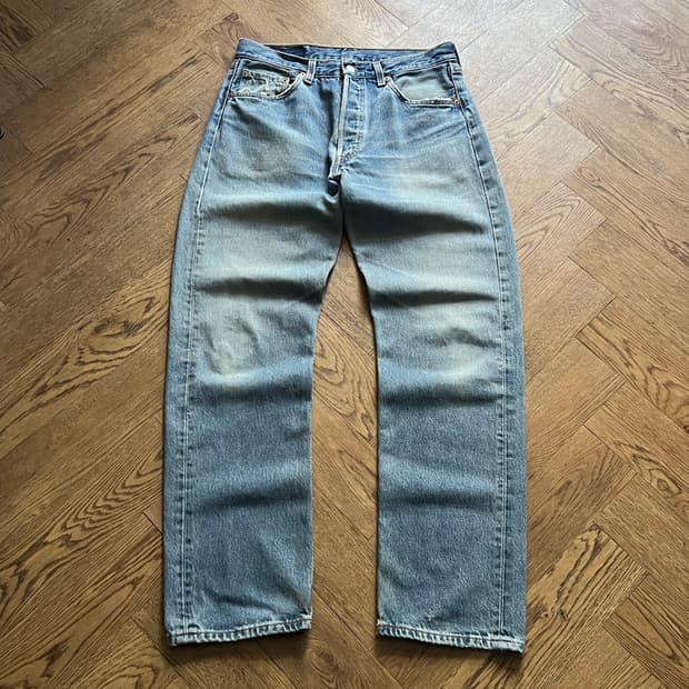 [33]90's 리바이스 501 Made in USA 데님 팬츠 S35