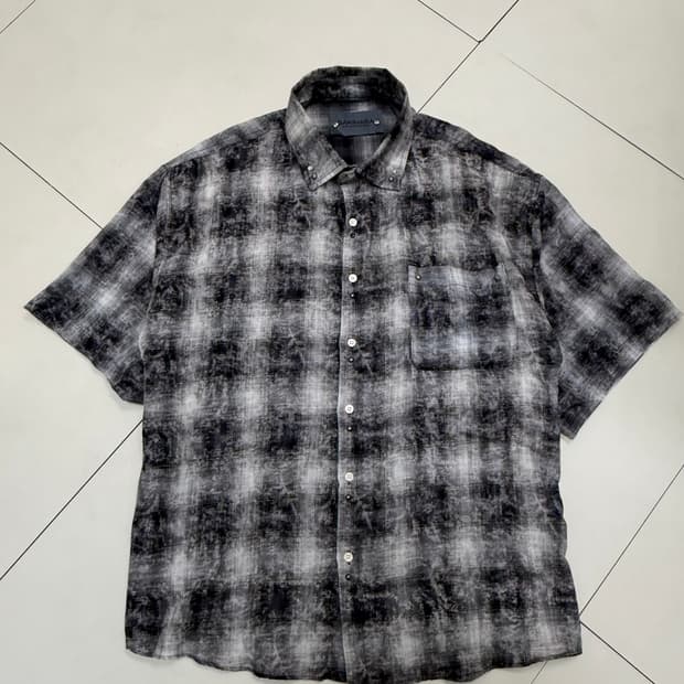 Gakihara 가키하라 그레이시 하티드 체크 스터드 