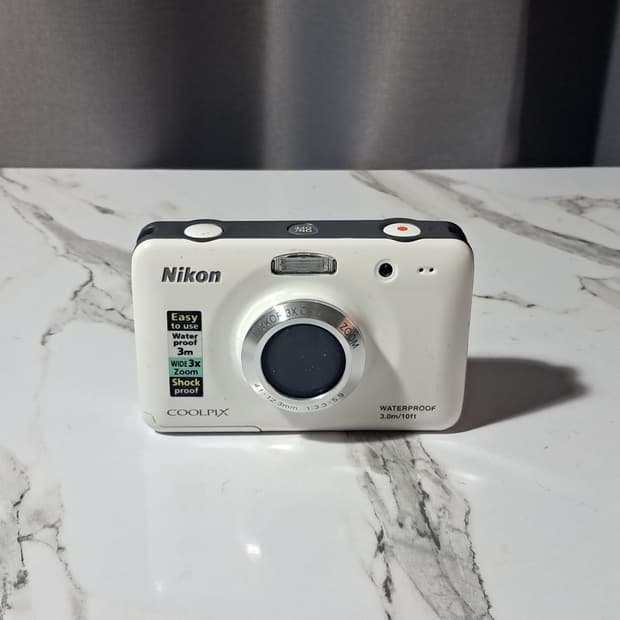 하자품) 쿨픽스 Coolpix S30 빈티지 방수 카메라