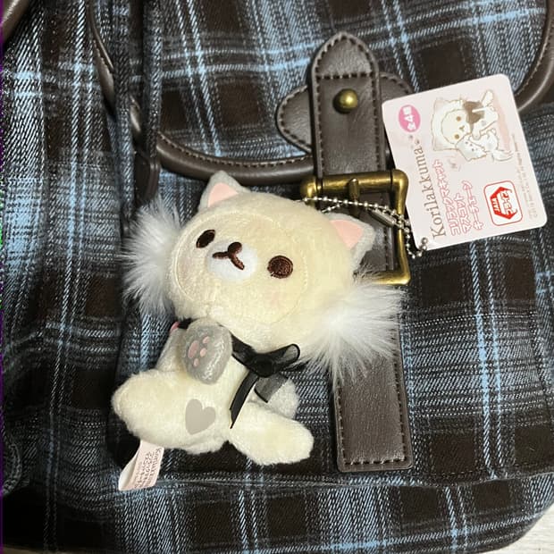 코리락쿠마 고양이 네코 키링