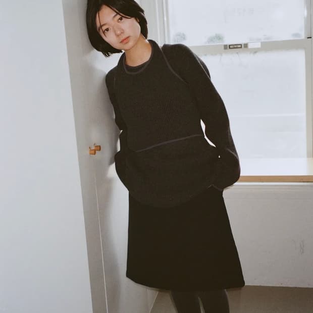 페스토 울 레이어드 탑 다크문