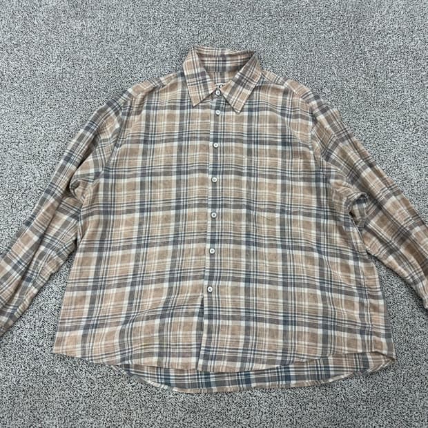 COOR 쿠어 마드라스 셔츠