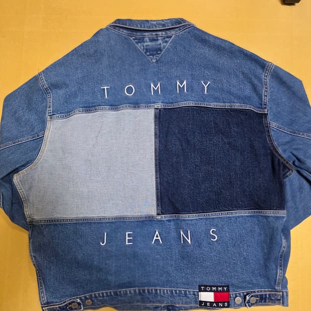 TOMMY JEANS 타미 진스 청 트러커 자켓 XL