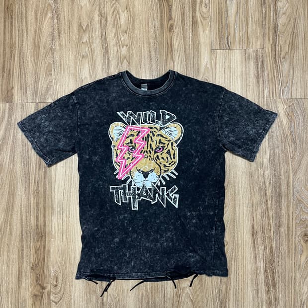 Wild Thang 빈티지 타이다이 반팔 티셔츠