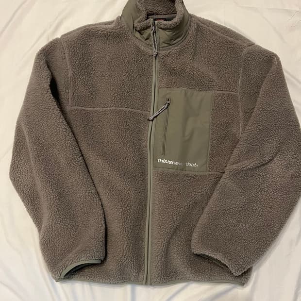 [L]디스이즈네버댓 플리스 자켓