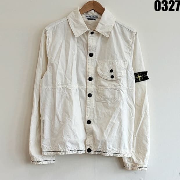 스톤아일랜드 코튼 오버셔츠 자켓 L 0327 