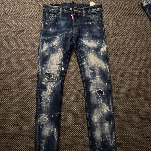 디스퀘어드 21ss 아이스 페인팅 쿨가이 진 44