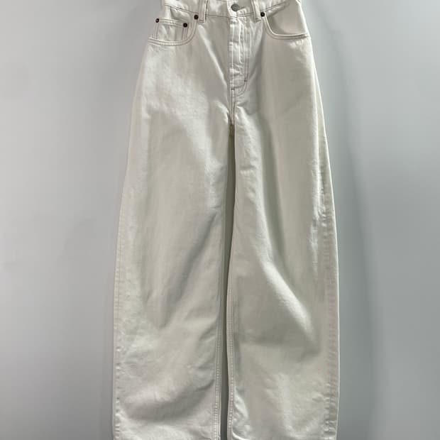 폴로 랄프로렌 우먼스 릴렉스 와이드 데님 팬츠 (onp.61)