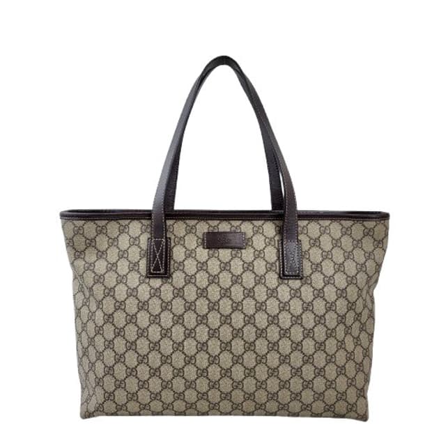 정품 구찌 수프림 GG로고 PVC 쇼퍼백