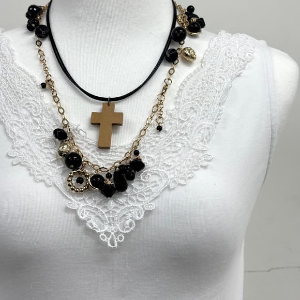 빈티지 오리엔탈 목걸이 세트