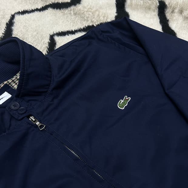 [XL]라코스테 방수 코튼 블루종/네이비