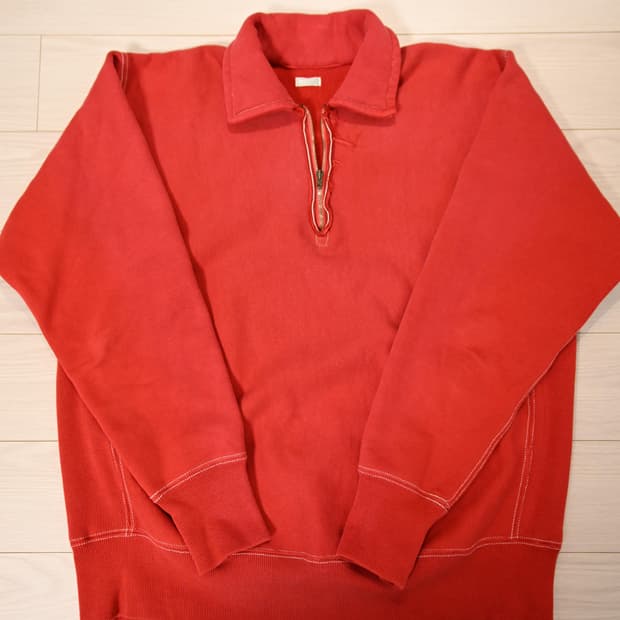 [2] 23ss Vintage Half Zip Sweatshirt