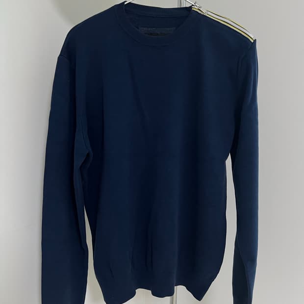 KRIS VAN ASSCHE shoulder zipped knit