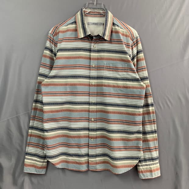 L 코오롱 시리즈 에스닉 스트라이프 포켓 셔츠