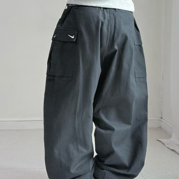 나이키 블랙 카고팬츠