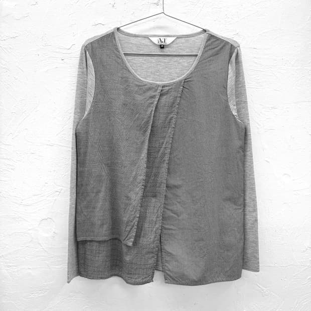 atsuro tayama 체크 레이어드 롱슬리브