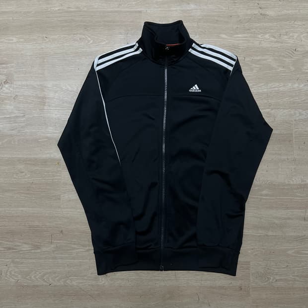 아디다스 퍼포먼스 로고 사이드라인 져지 트랙탑 자켓 [블랙] M/95