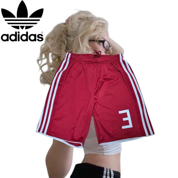 ADIDAS y2k Red track pants